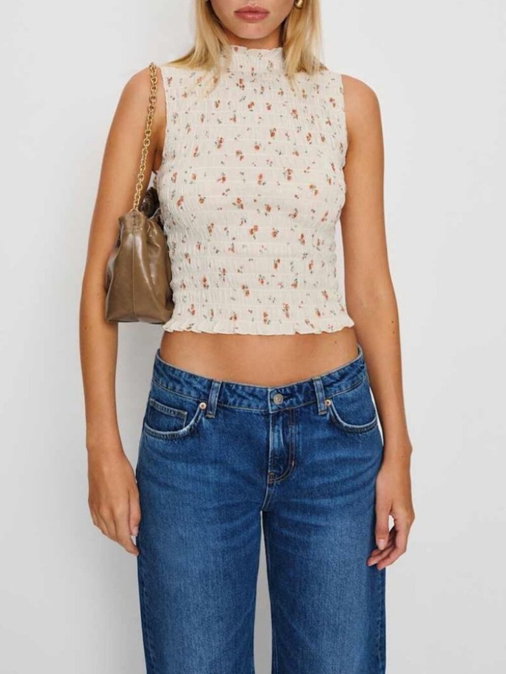 Reformation Adri Top In Elia, NWOT, NEVER WORN, NO FLAWS.